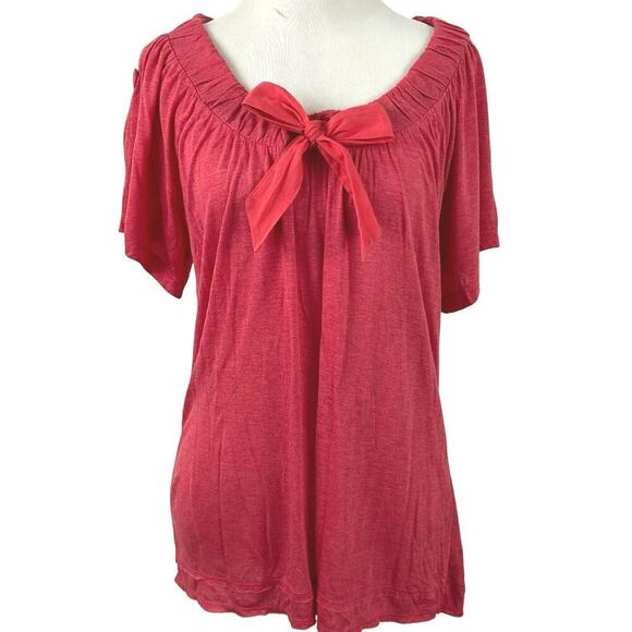 DKNY Tops - DKNY Jeans Vintage Bow Tie Blouse Feminine Preppy Top Women M
